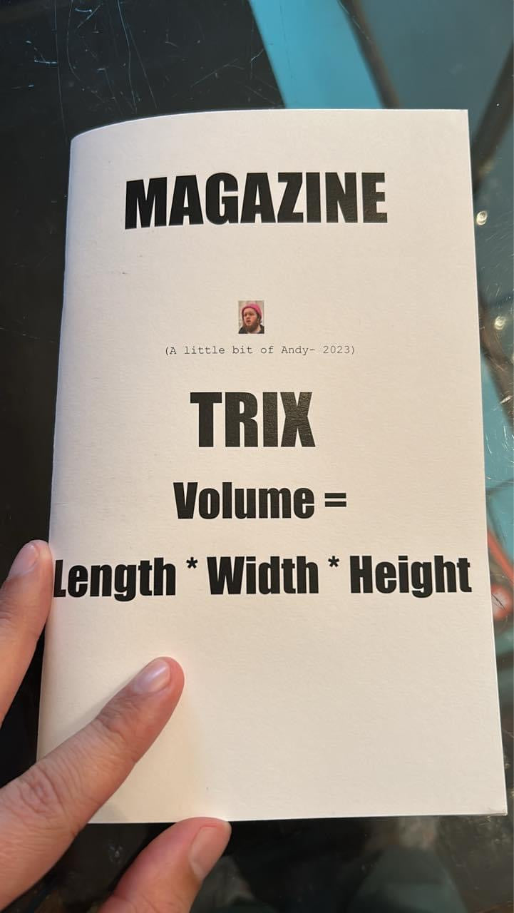 Magazine Trix Formula Edition