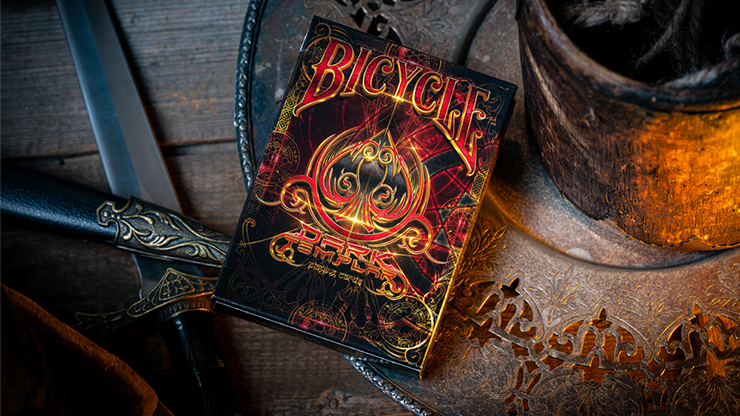bicycle cards limited edition Lunar New Year Playing One red and one blue mini decks Limited Edition Bicycle Dark Templar