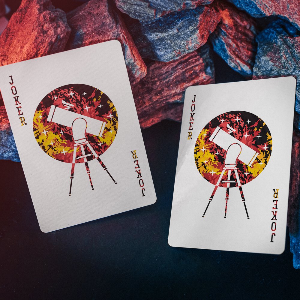 NEBULA SUPERNOVA PLAYING CARDS by Emily Sleights