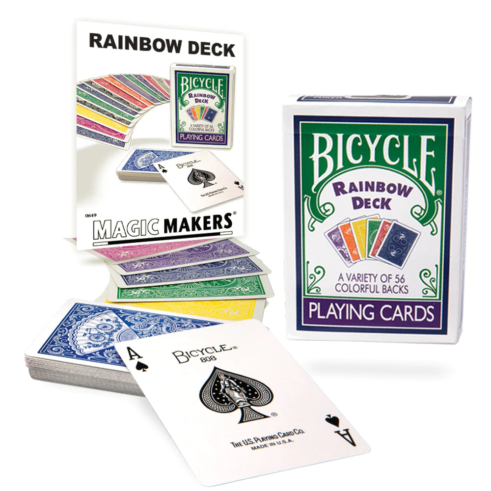 Rainbow Deck - Limited Edition Bicycle Card Stock by Magic Makers