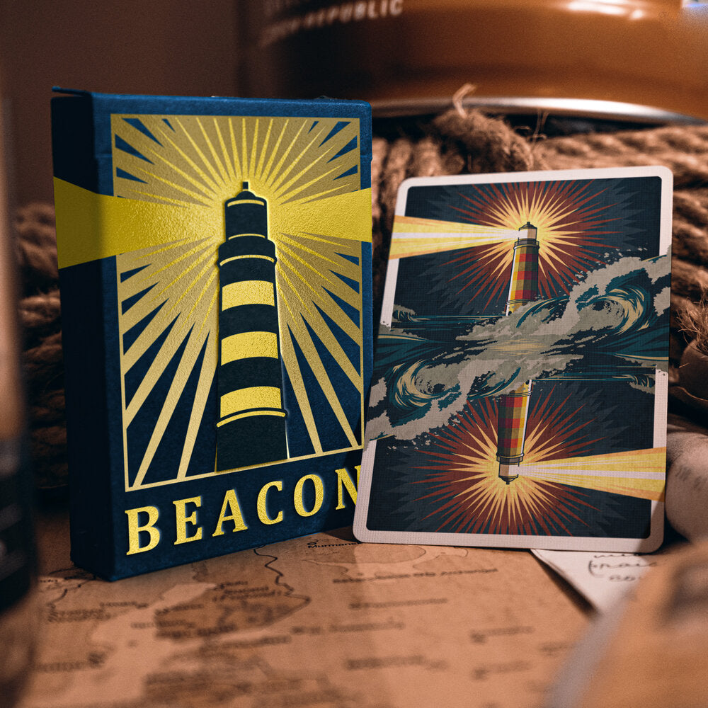 LIGHTHOUSE BEACON PLAYING CARDS by Emily Sleights