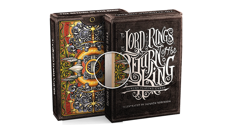 The Lord of the Rings - Return of the King Playing Cards (Black Gilded Edition) by Kings Wild
