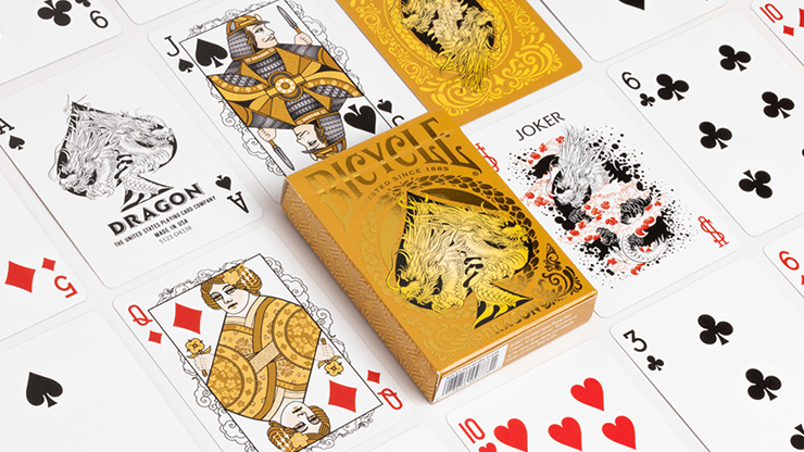 Bicycle Gold Dragon Playing Cards by US Playing Card Co