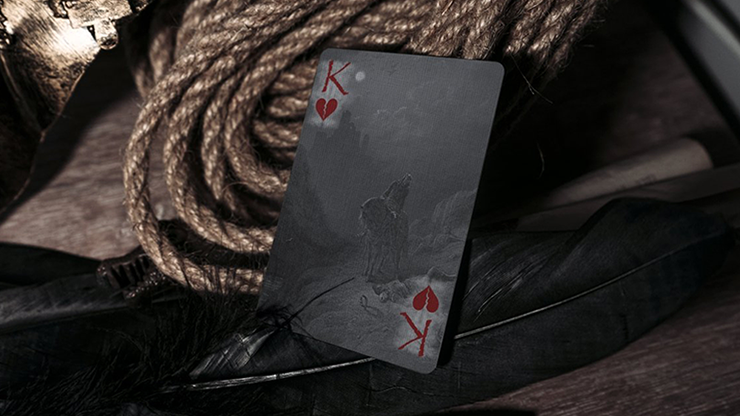 The Raven Black Dusk Playing Cards