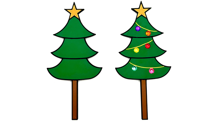 Christmas Tree Paddle Set by HP Creations & Ed Alonzo