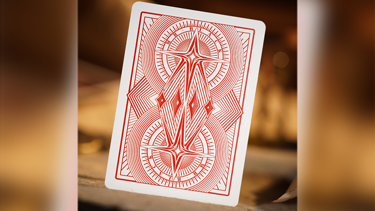 Mr. Black V2 (Red) Playing Cards