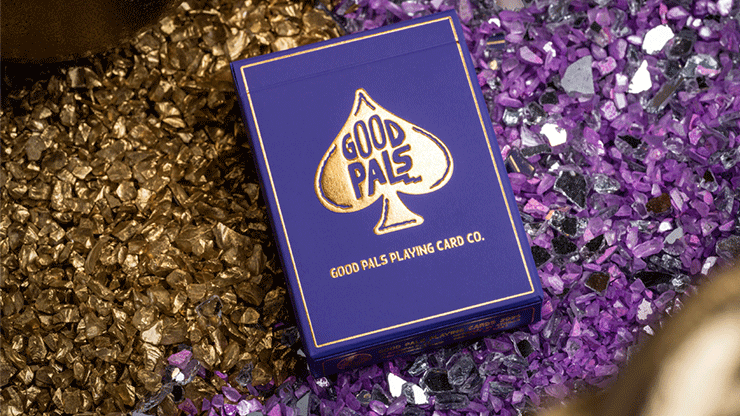Good Pals Purple Foil Logo Playing Cards