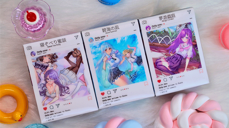 Sweet Cosplay Show - Azure Summer (Grading Box) Playing Cards