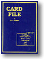 Card File by Jerry Mentzer  book