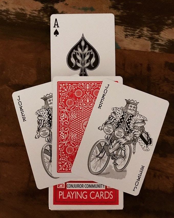 The Conjurer Community Club Playing Cards RED