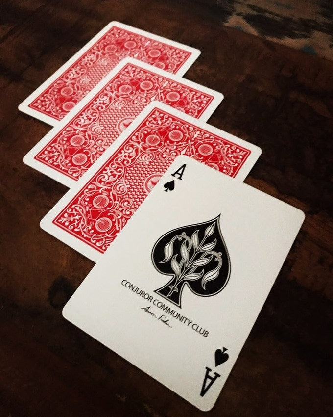 The Conjurer Community Club Playing Cards RED