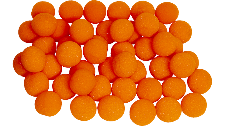 2 inch Super Soft Sponge Ball (Orange) from Magic by Gosh SINGLE BALL