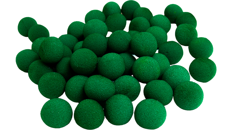 2 inch Super Soft Sponge Ball (Green) from Magic by Gosh SINGLE BALL