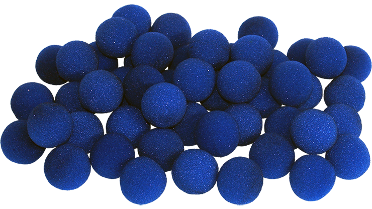 2 inch Super Soft Sponge Ball (Blue) from Magic by Gosh SINGLE BALL