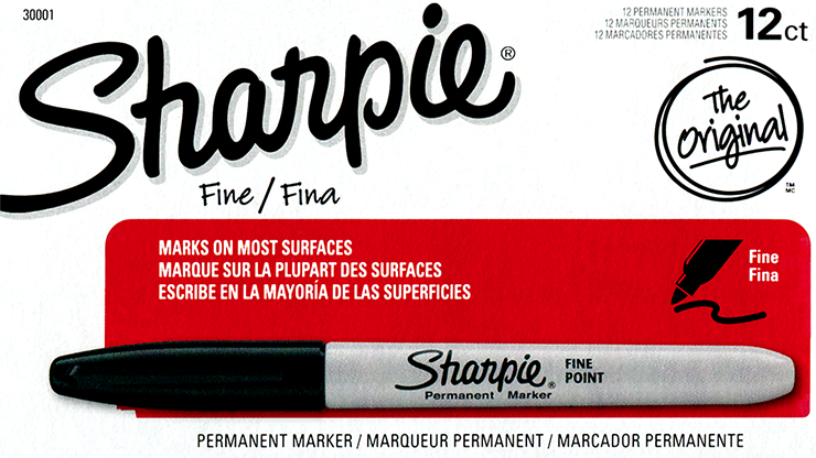 5pcs/Lot Fine-Tip Sharpie Marker Pen Black - Magic Tricks,Magic Props,Close  Up Magic,Street Magic,Accessories,Comedy,Gimmick - AliExpress