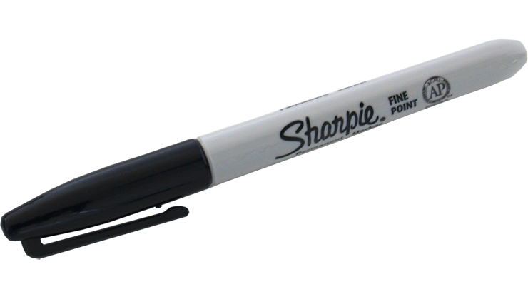 Sharpie Black Marker Pen (Fine Point) – Little Glass Art