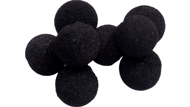 Mini Regular Sponge Ball (Black) Bag of 8 from Magic by Gosh