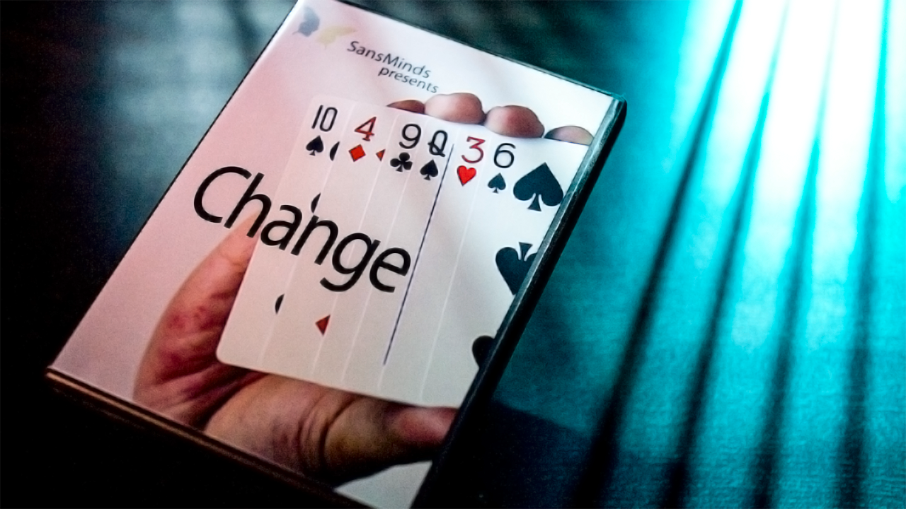 Change (DVD and Gimmick) by SansMinds - Trick