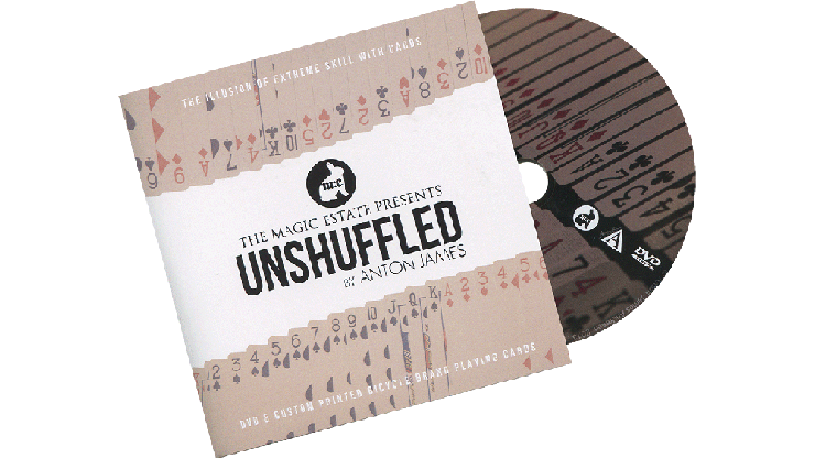 Unshuffled (DVD & Gimmicks) by Anton James Presented by The Magic Estate - Trick