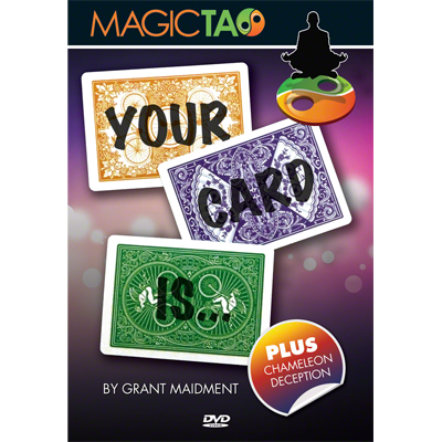 Your Card Is (DVD and Gimmick) by Grant Maidment and Magic Tao - DVD