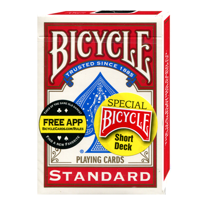 Bicycle Short Deck (Red or Blue) by US Playing Card Co.