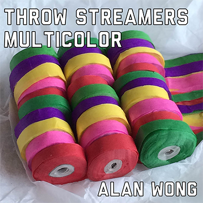 Throw Streamers Multi (30 Head / 10 pk.) by Alan Wong