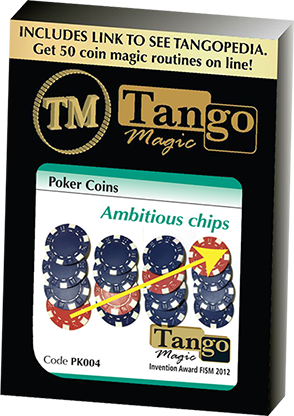 Ambitious Chip (PK004) (Gimmick and Online Instructions) by Tango Magic