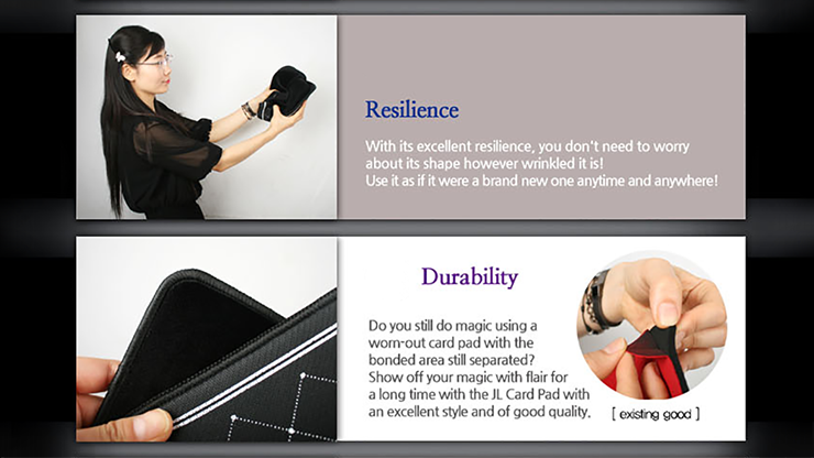 High Class Close Up Pad (Black) by JL Magic - Trick