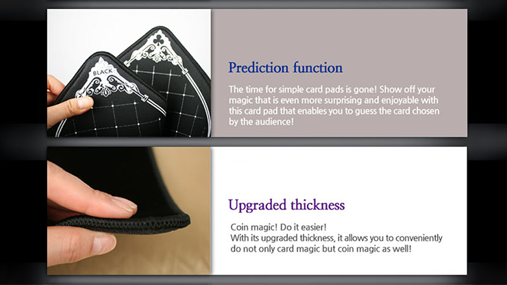 High Class Close Up Pad (Black) by JL Magic - Trick