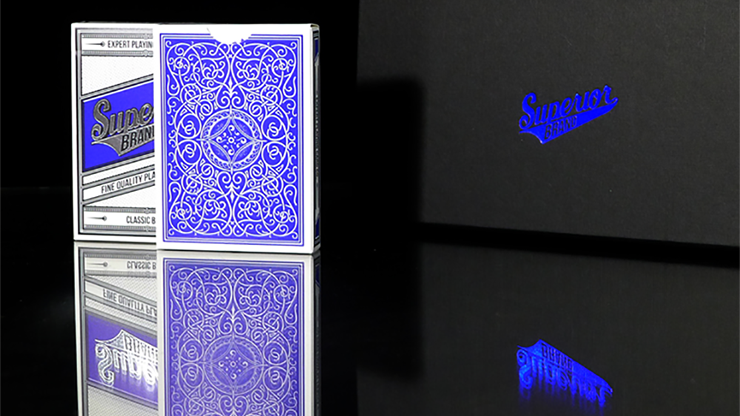 Superior (Blue) NEW Playing Cards by Expert Playing Card Co