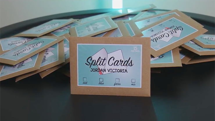 Split Cards 15 ct. (Red) by PCTC