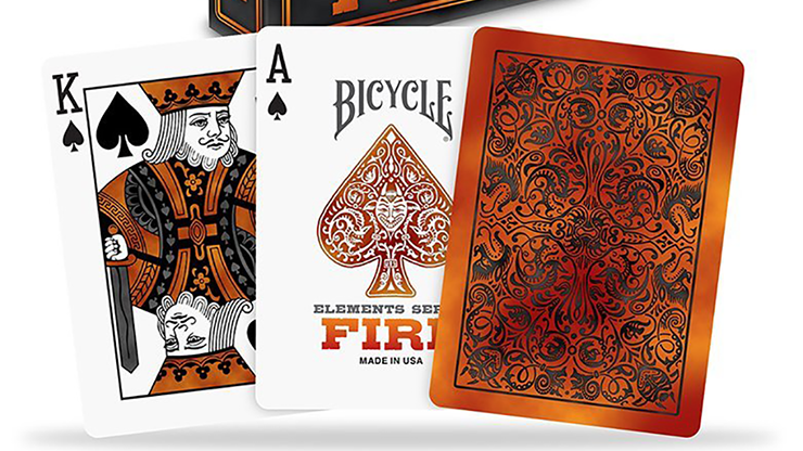 Bicycle Fire Playing Cards