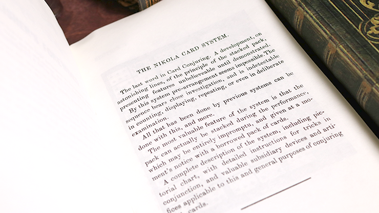 The Nikola Card System by Louis Nikola - Book