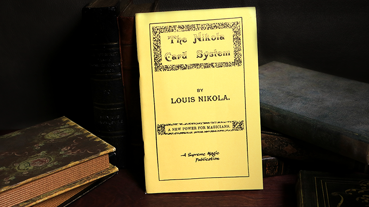 The Nikola Card System by Louis Nikola - Book