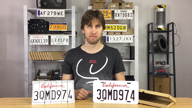 LICENSE PLATE PREDICTION - CALIFORNIA (Gimmicks and Online Instructions) by Martin Andersen - Trick
