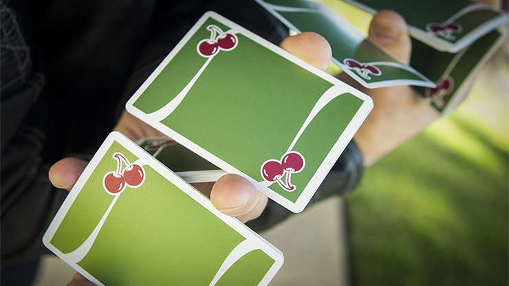 Cherry Casino Playing Cards (Sahara Green)