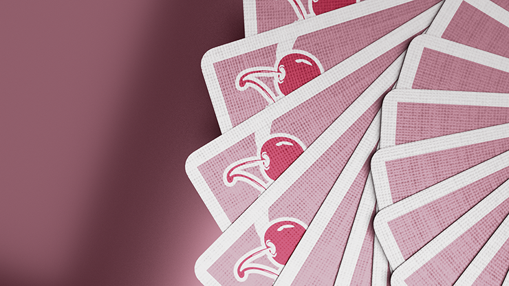 Cherry Casino Playing Cards (Flamingo Quartz Pink)