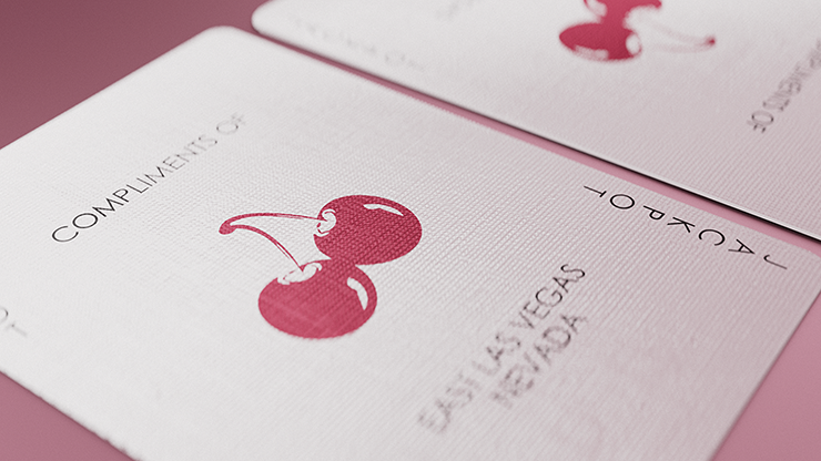 Cherry Casino Playing Cards (Flamingo Quartz Pink)