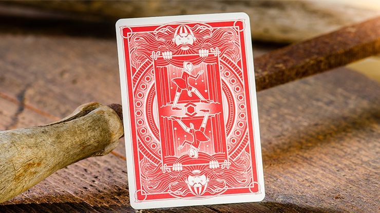 Pinocchio Playing Cards By Elettra Deganello (Red or Blue)