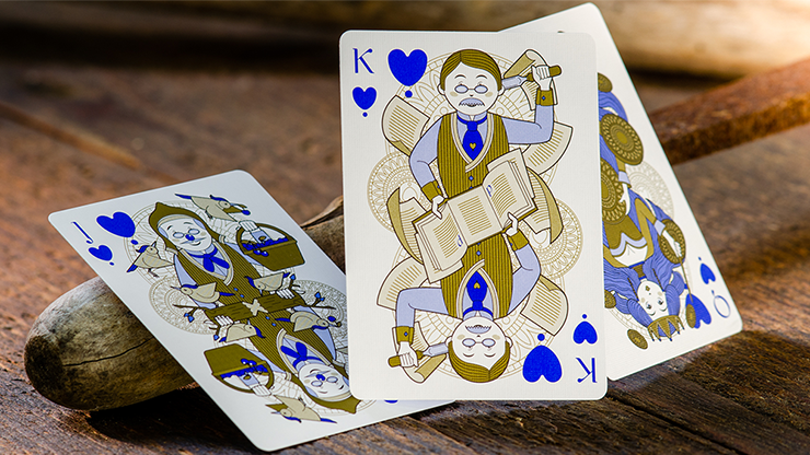Pinocchio Playing Cards By Elettra Deganello (Red or Blue)