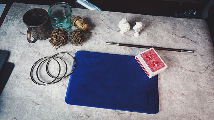 Suede Leather Mini Pad (Blue) by TCC - Trick 8"x12"