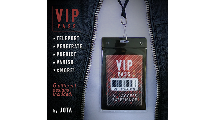 VIP PASS (Gimmick and Online Instructions) by JOTA - Trick