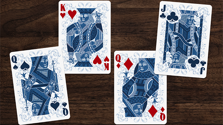 Tulip Playing Cards (Light Blue) by Dutch Card House Company