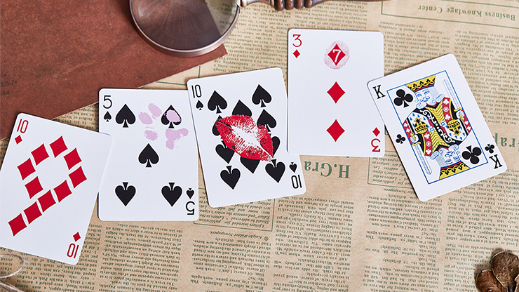 Bicycle Chic Gaff (Blue) Playing Cards by Bocopo