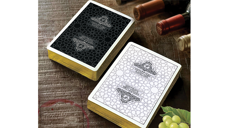 Vintage Label Playing Cards (Gold Gilded Black Edition) by Craig Maidment