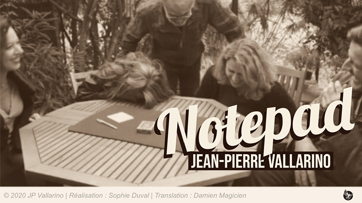 The Notepad (Gimmicks and Online Instructions) by Jean-Pierre Vallarino - Trick