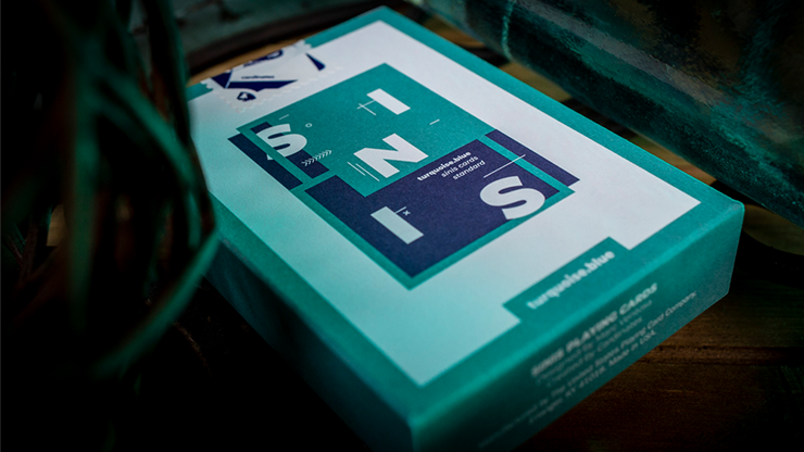 Sinis (Turquoise) Playing Cards By Marc Ventosa