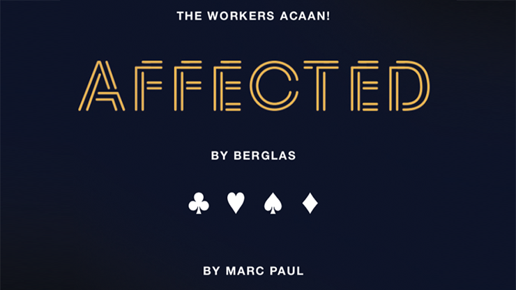 Affected by Berglas (Gimmick and online instructions) by Marc Paul & Kaymar Magic - Trick
