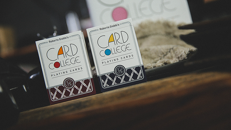 Card College (Red) Playing Cards by Robert Giobbi and TCC Presents