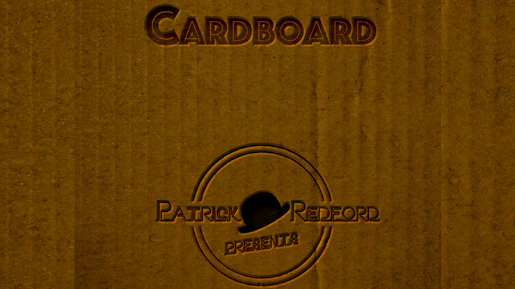 Cardboard The Book By Patrick G. Redford